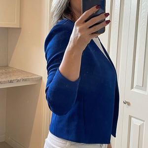 Cropped Blue Blazer